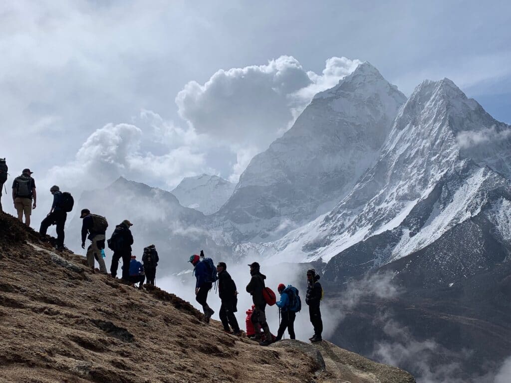 Stunning view of Ama Dablam