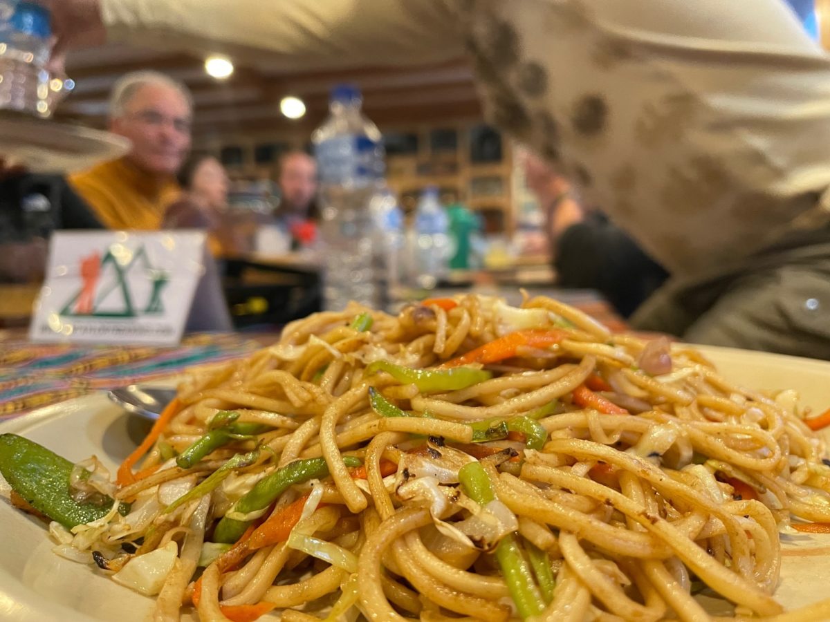 Dinner in Namche Bazaar