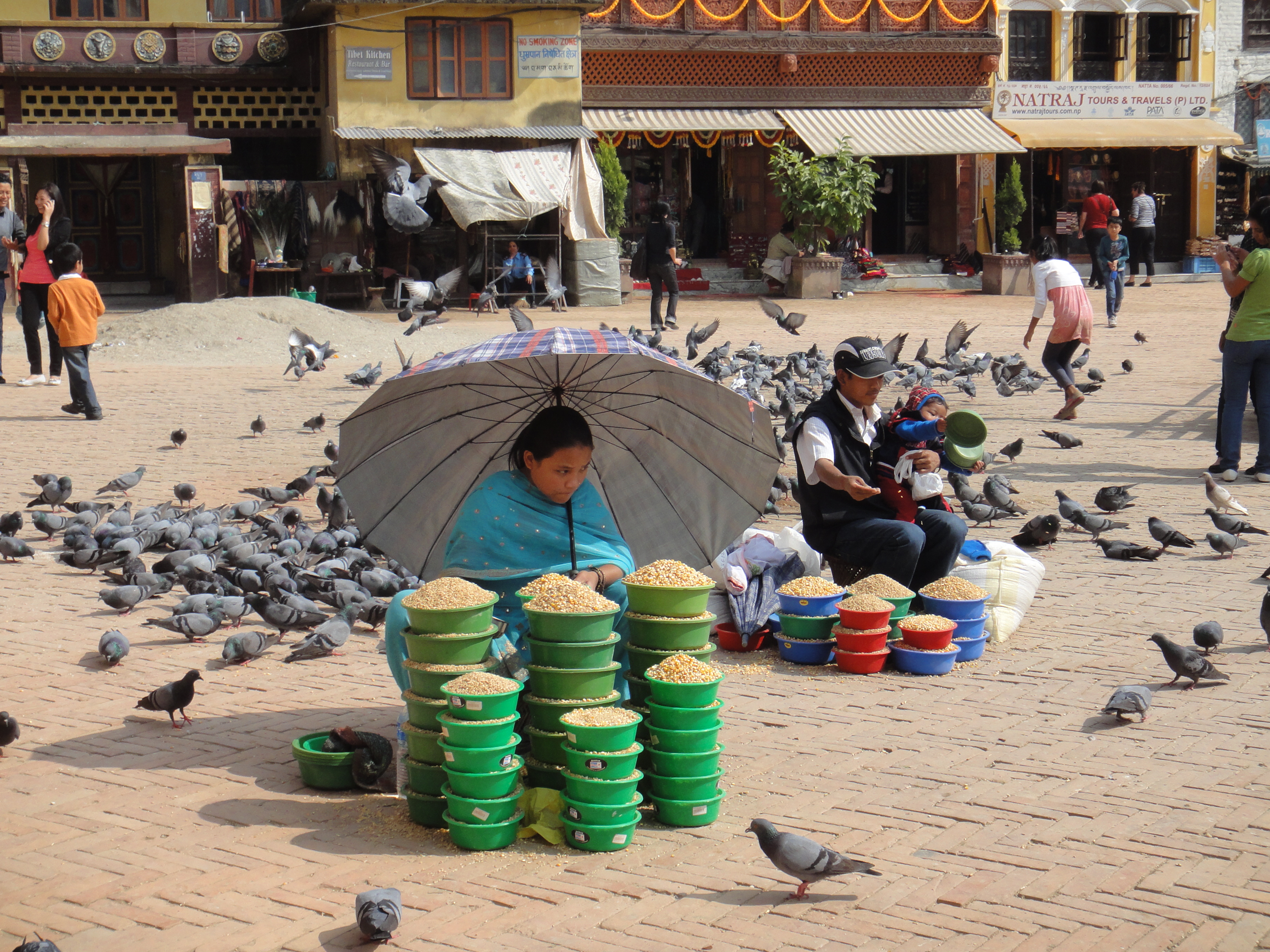 The Market square of Boughanath
