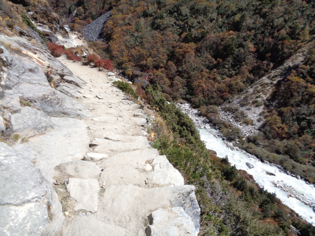 Always stand on the Mountain Side of the Trail