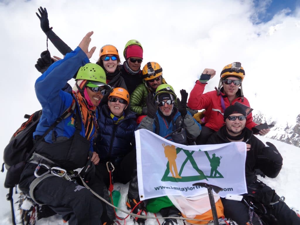 On the Summit of Island Peak