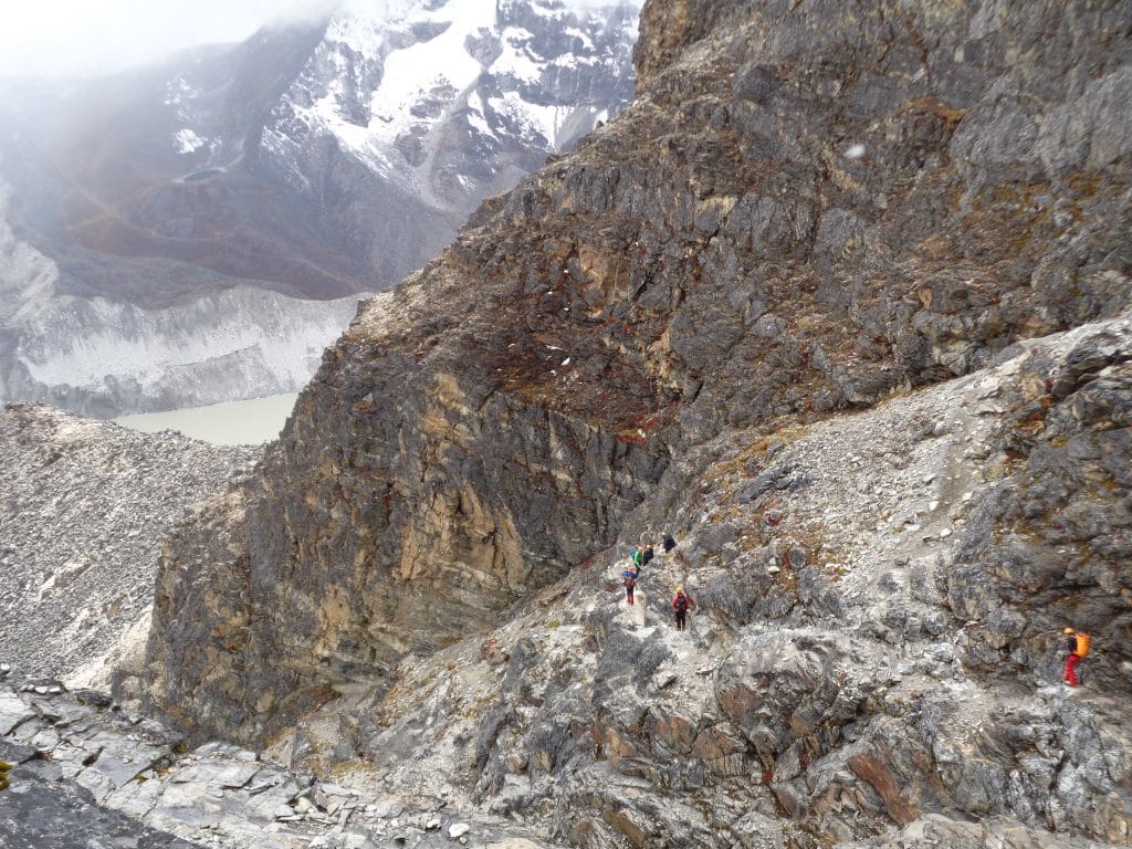 Steep and challenging terrain