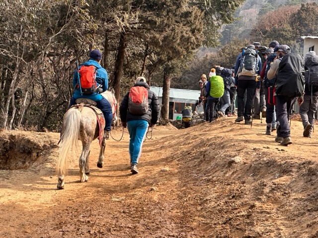 The Everest trek is for trekkers