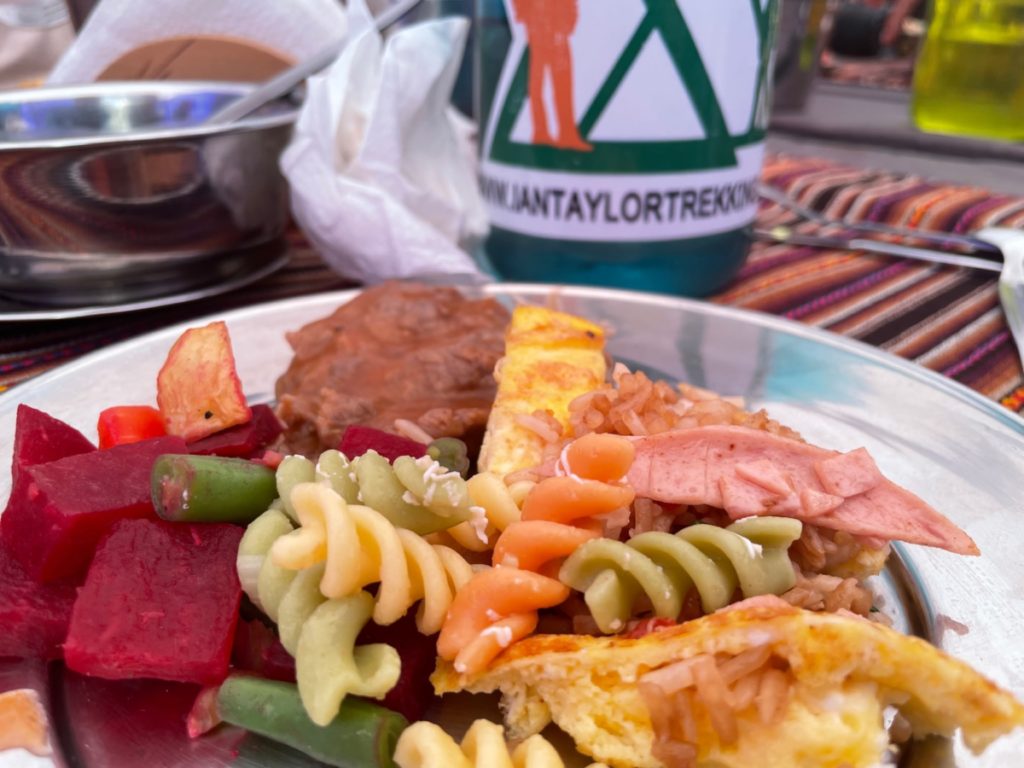 Lunch on the Inca Trail