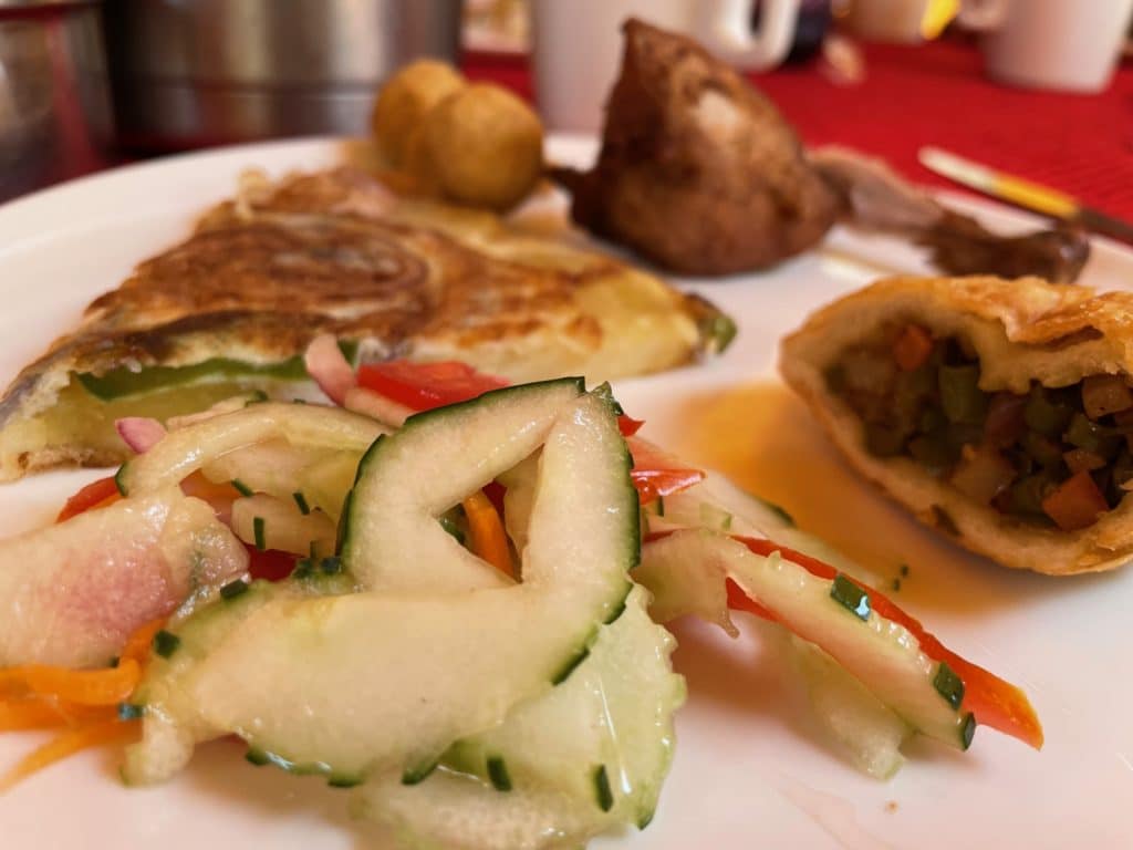 Lunch on Kilimanjaro