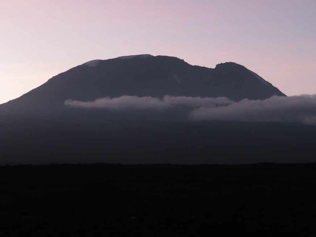 Kilimanjaro from Shira Camp 1