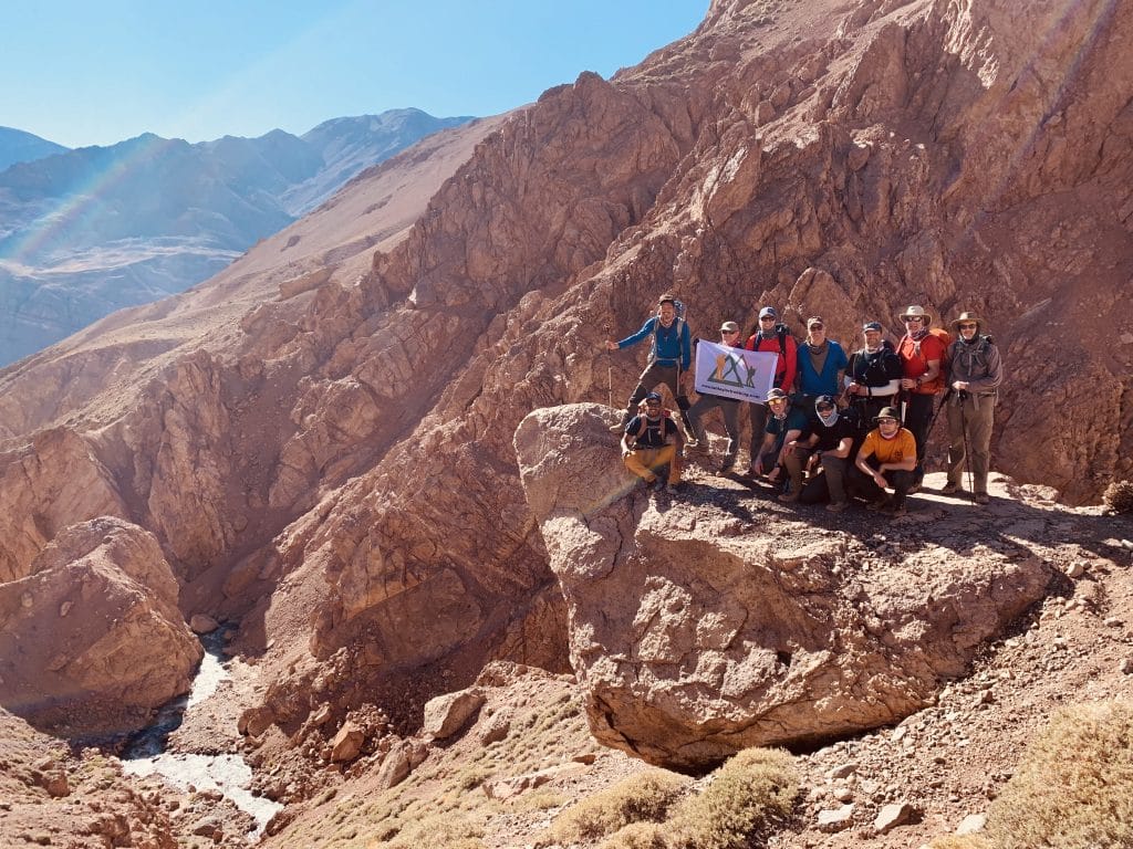 The Vacas valley Traverse route