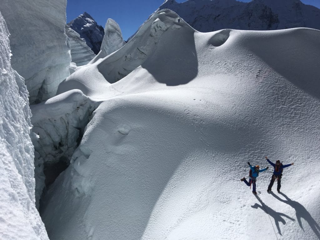 The Glacier on Island Peak