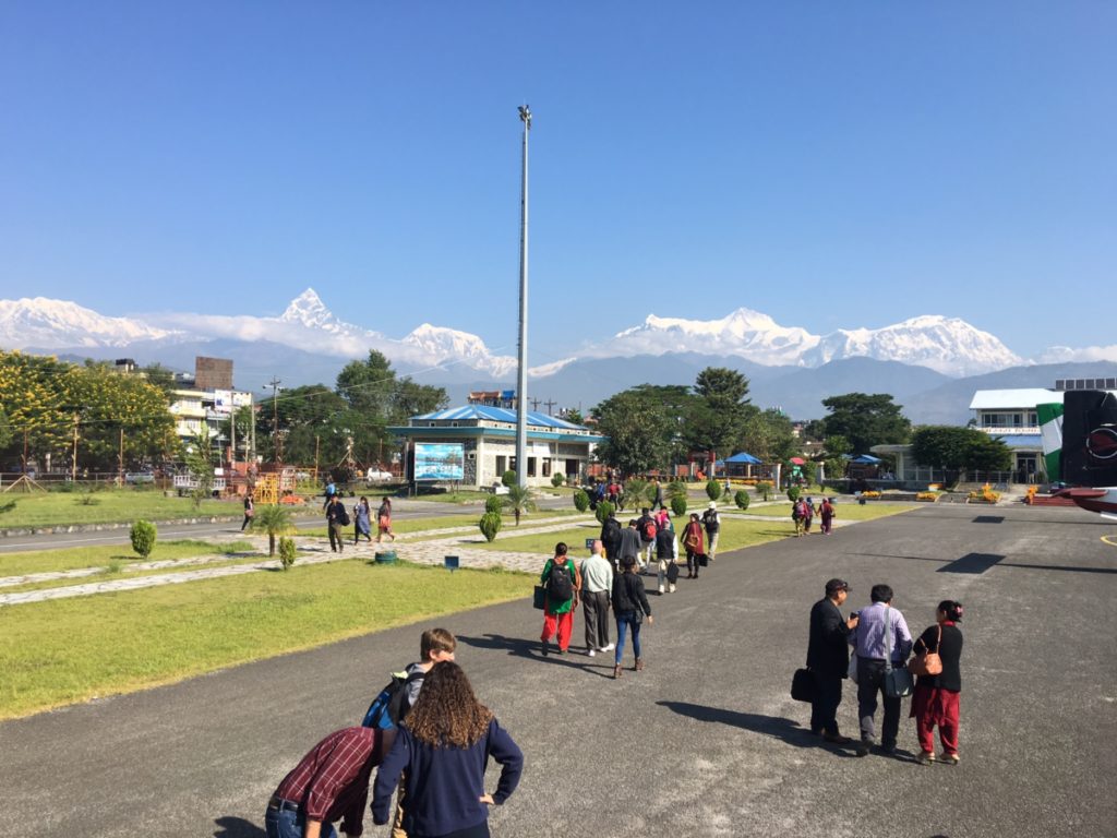 The Annapurna Range from Pokhara