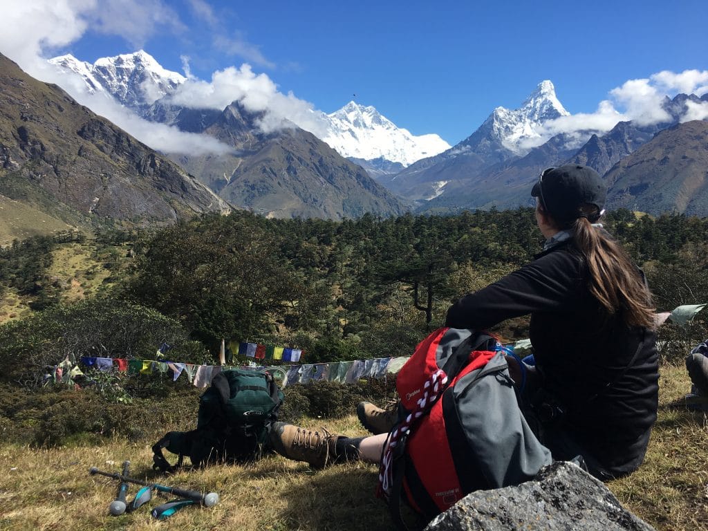 Looking at Mount Everest
