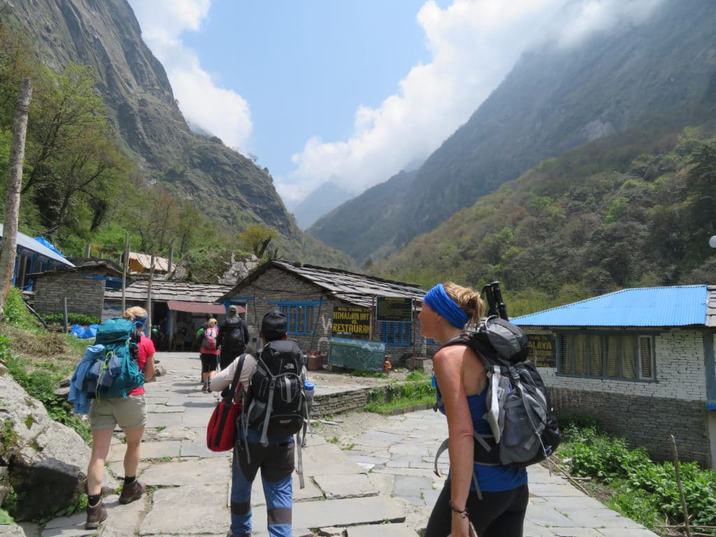 Daily distances on the Annapurna Base Camp Trek