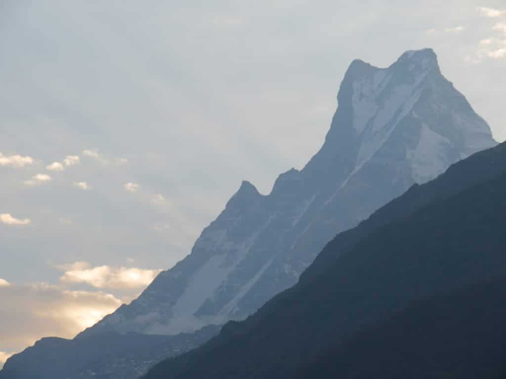 Fishtail Mountain in Nepal