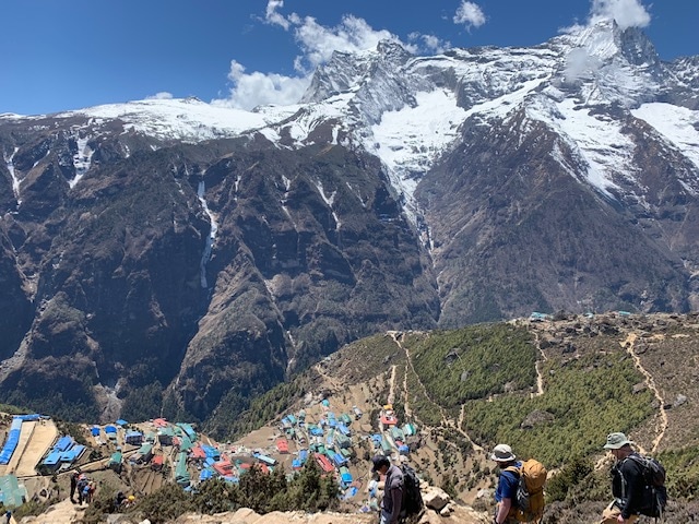 Above Namche Bazaar