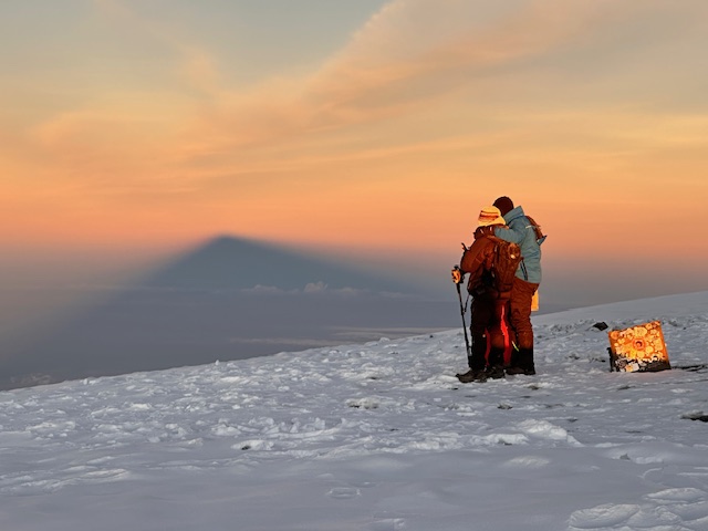 Embracing the summit of Kilimanjaro