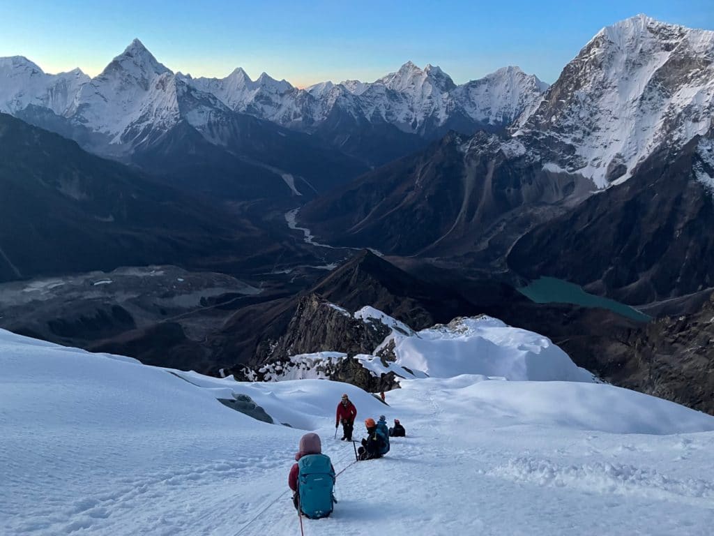 Early morning on Lobuche