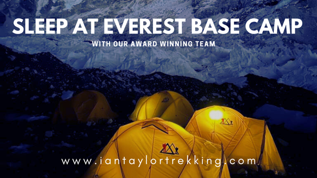 Sleeping at Everest Base Camp