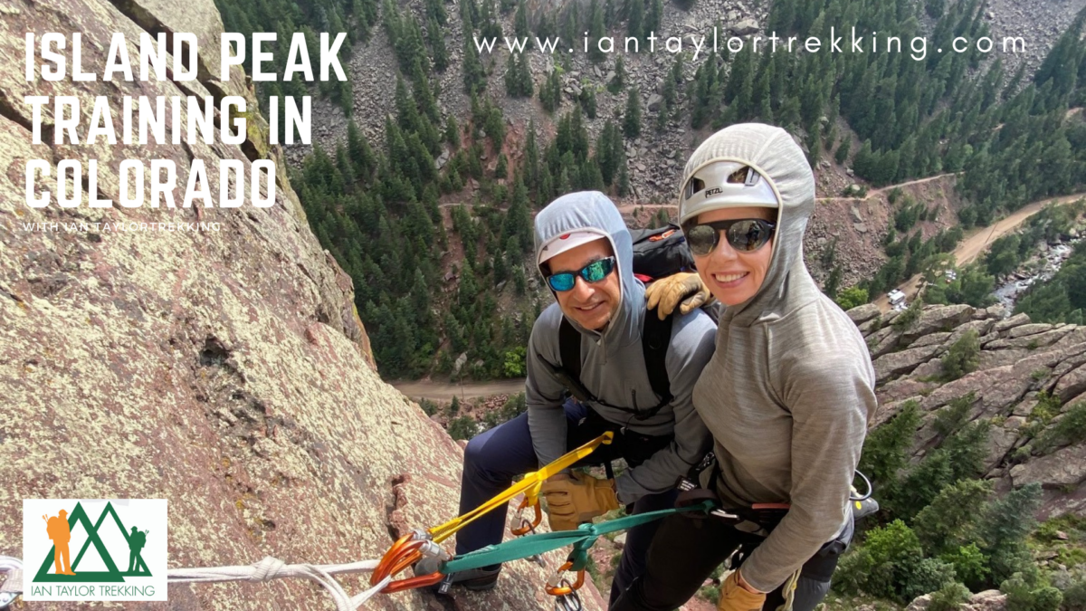Mountaineering training in Colorado.